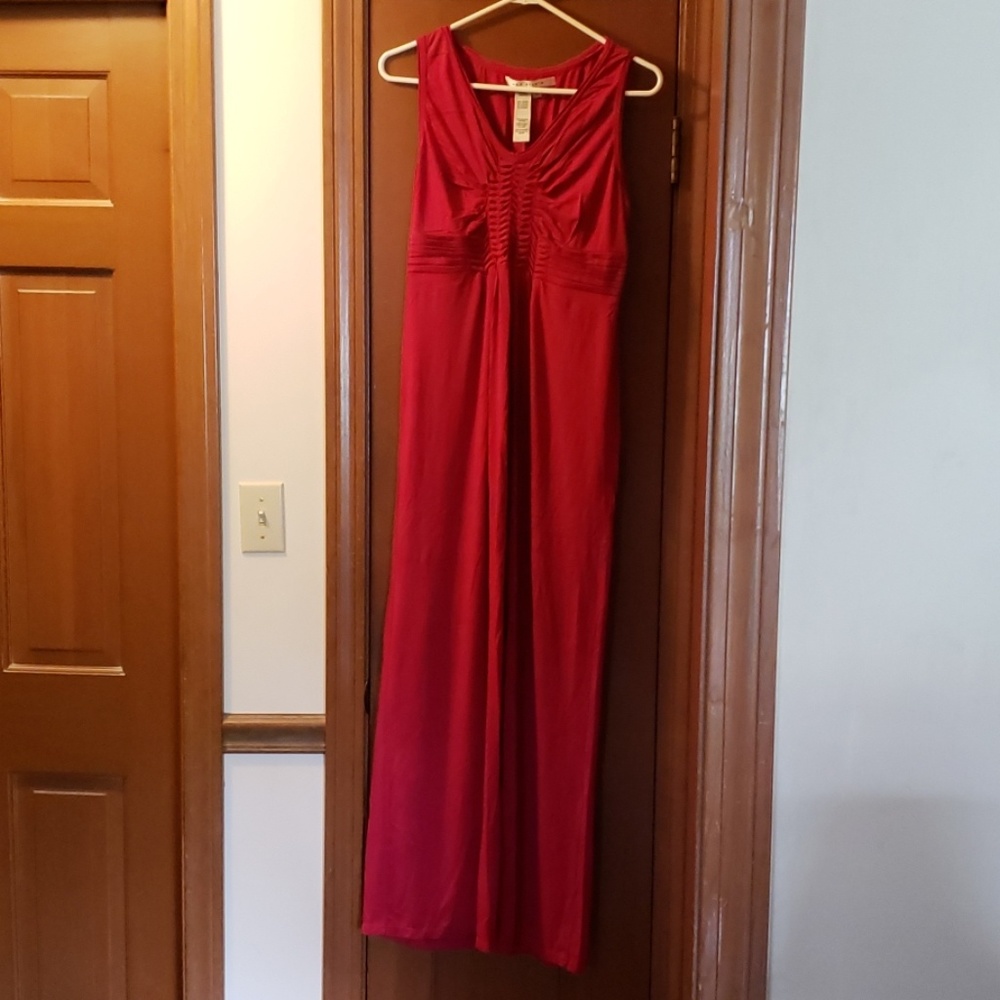 NWOT Fun fuschia Max Studio maxi dress